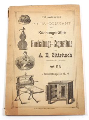 A. E. Zittritsch, - Knihy a dekorativní tisky
