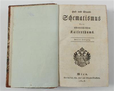 Hof- und Staats - Schematismus - Bücher und dekorative Grafik