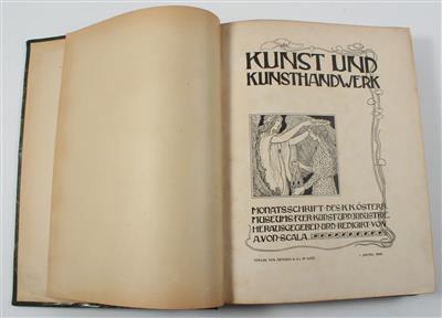 Kunst und Kunsthandwerk. - Knihy a dekorativní tisky