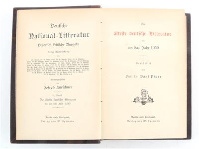 Deutsche National-Litteratur. - Knihy a dekorativní tisky