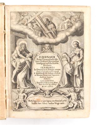 Bernhard von Clairvaux. - Knihy a dekorativní tisky