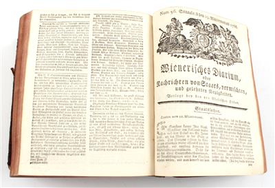 WIENERISCHES DIARIUM. - Books and Decorative Prints