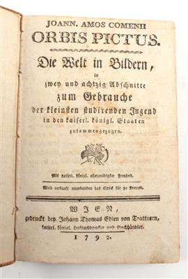 COMENIUS, J. A. - Bücher und dekorative Grafik