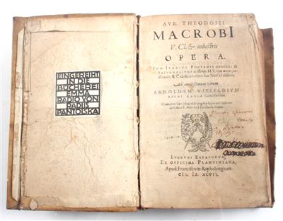 MACROBIUS, A. T. - Bücher und dekorative Grafik