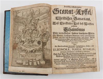 ELEONORA MARIA ROSALIA, Herzogin zu Troppau und Jägerndorf. - Books and Decorative Prints