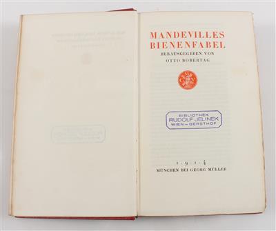 MANDEVILLE, (B. de). - Knihy a dekorativní tisky