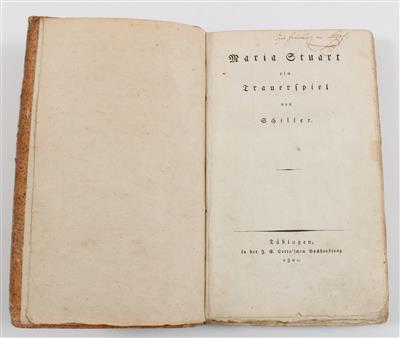 SCHILLER, (F. v.). - Bücher und dekorative Grafik