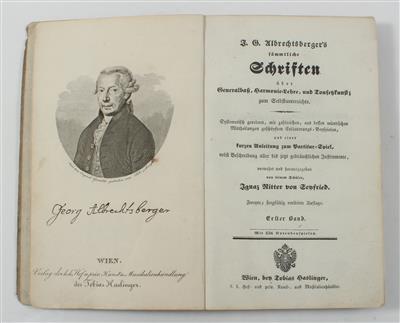 ALBRECHTSBERGER, J. G. - Libri e grafica decorativa