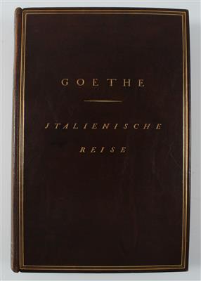 GOETHE, (J. W. v.). - Bücher und dekorative Grafik