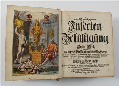 RÖSEL (von ROSENHOF), A. J. - Books and Decorative Prints