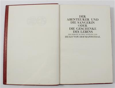HOFMANNSTHAL, H. v. - Bücher und dekorative Grafik