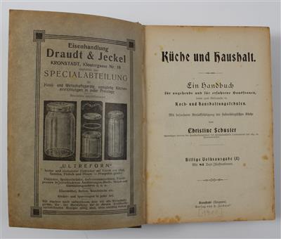SCHUSTER, C. - Bücher und dekorative Grafik