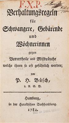 BÜSCH, P. H. - Books and Decorative Prints