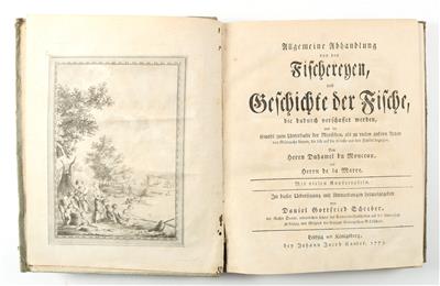 DUHAMEL du MONCEAU, (H. L.) und (L. H.) de la MARRE. - Knihy a dekorativní tisky