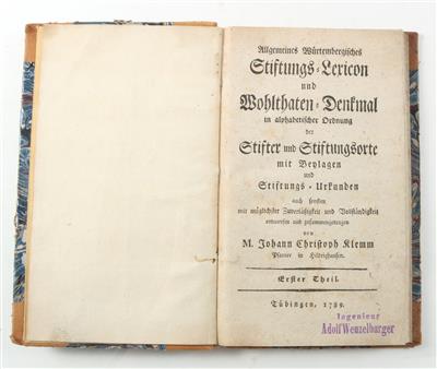 KLEMM, J. C. - Books and Decorative Prints