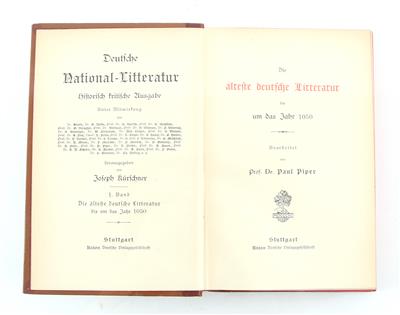 DEUTSCHE NATIONAL - LITTERATUR. - Books and Decorative Prints
