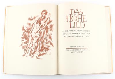 MATHEY. - Das HOHE LIED - Knihy a dekorativní tisky