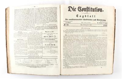 Die CONSTITUTION. - Bücher und dekorative Grafik