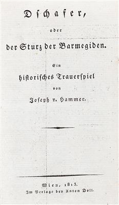 HAMMER (- PURGSTALL), J. v. - Books and Decorative Prints
