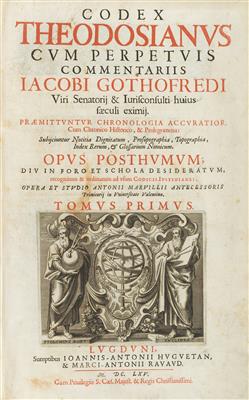 CODEX THEODOSIANUS - Bücher und dekorative Graphik