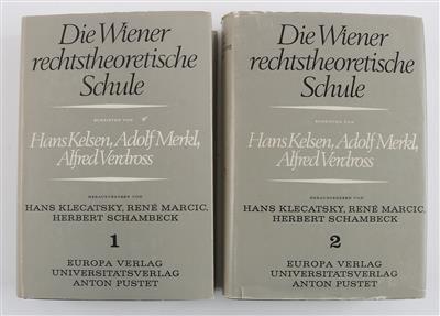 Die WIENER RECHTSTHEORETISCHE SCHULE. - Bücher und dekorative Graphik