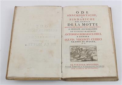 LA MOTTE, (A. H.) de. - Books and decorative graphics