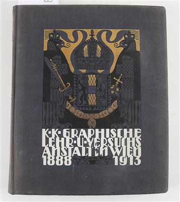 K. k.GRAPHISCHE LEHR u(nd) VERSUCHSANSTALT - Libri e grafica decorativa