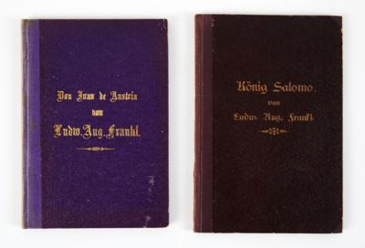 JUDAICA. FRANKL, LUDWIG A. (SIGNIERT) - Knihy a dekorativní grafika