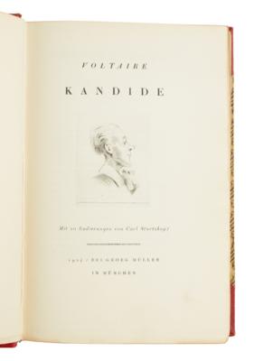 VOLTAIRE: KANDIDE - Books and decorative graphics
