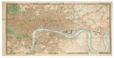 CRUCHLEY'S PLAN OF LONDON. - Books and decorative graphics