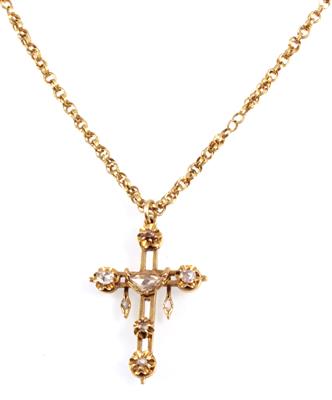 Diamantkreuz - Schmuck Abendauktion