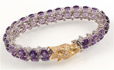 Brillant Amethystarmband - Schmuck "Walzertraum"