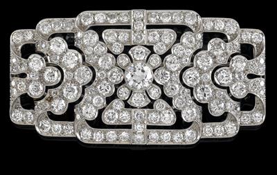 Diamantbrosche zus. ca. 10,50 ct - Jewellery