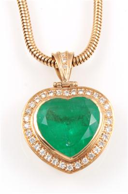 Smaragdanhänger ca. 22 ct - Jewellery