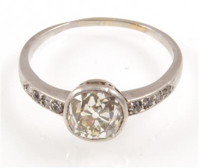 Diamantdamenring zus. ca. 1,65 ct - Schmuck Abendauktion