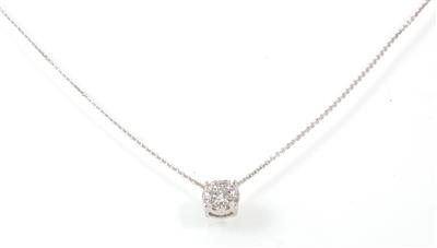 Brillantcollier zus. 0,20 ct - Jewellery