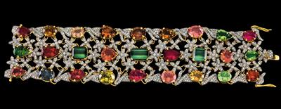 Diamant Turmalinarmband - Gioielli
