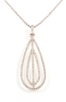 Diamantanhänger zus. 1,23 ct - Jewellery