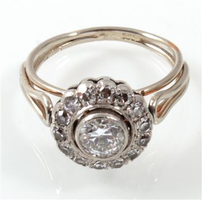 Diamantdamenring zus. ca. 0,90 ct - Schmuck