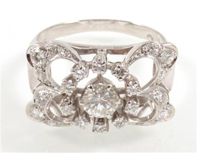 Brillantring zus. ca. 0,90 ct - Juwelen Abendauktion - HERBSTSPECIAL