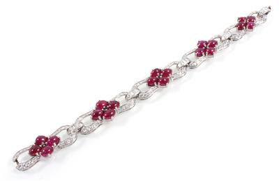 Diamant Rubinarmband - Klenoty