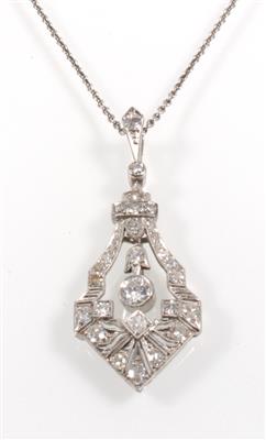 Diamantanhänger zus. ca. 0,70 ct - Schmuck Abendauktion