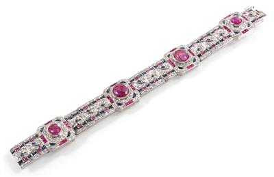 Diamant Farbsteinarmband - Jewellery