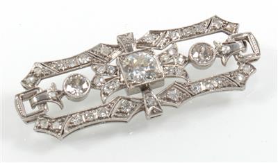 Diamantbrosche zus. ca. 1,70 ct - Jewellery