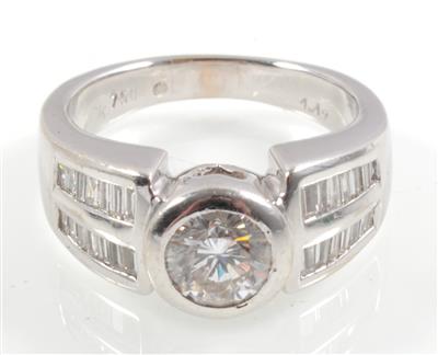 Brillant Diamantring - Schmuck Abendauktion