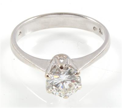 Brillantsolitär ca. 1 ct - Schmuck Abendauktion