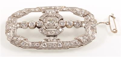 Diamantbrosche zus. ca. 4,50 ct - Jewellery