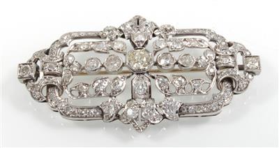 Diamantbrosche zus. ca. 6,5 ct - Jewellery