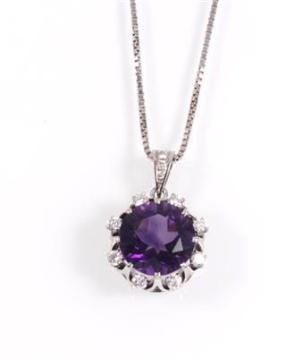 Brillantanhänger zus. ca. 0,70 ct - Jewellery