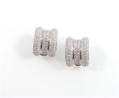 CHOPARD Brillantohrclips zus. 3,54 ct - Schmuck Abendauktion